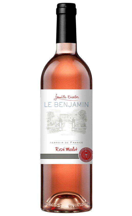 Wine Famille Excellor Le Benjamin Rose Merlot Atlantique