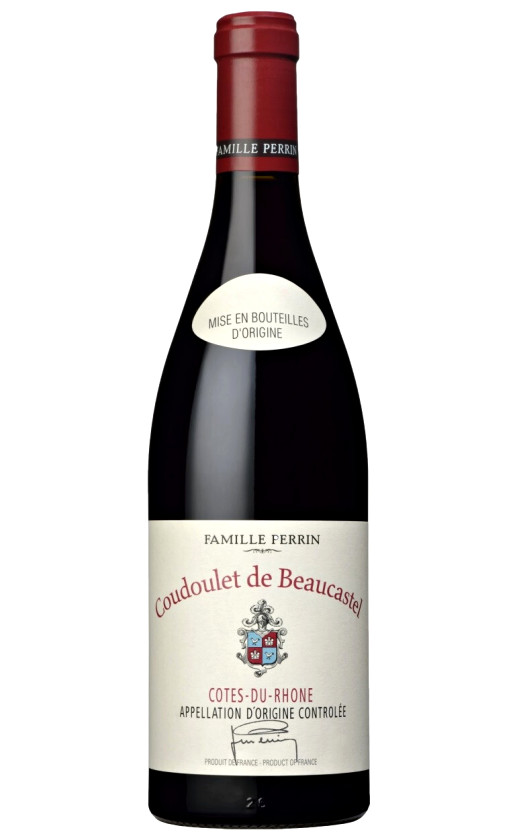 Вино Famille Perrin Coudoulet de Beaucastel Cotes-du-Rhone Rouge 2018