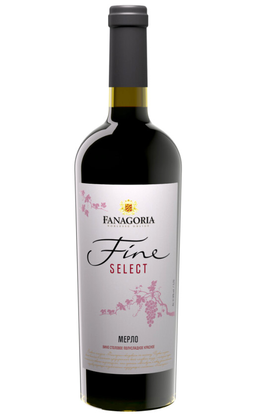 Wine Fanagoria Fine Select Merlot