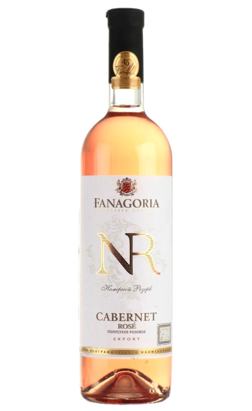 Wine Fanagoriya Nomernoi Rezerv Kaberne Roze