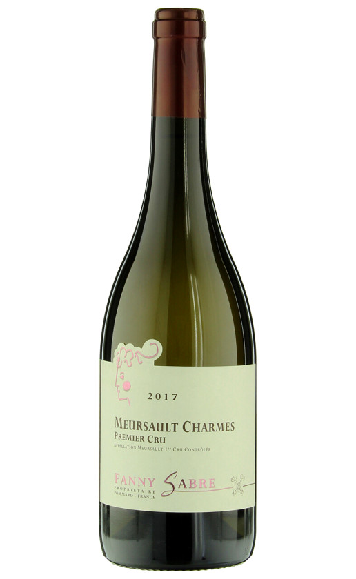 Wine Fanny Sabre Meursault Charmes Premier Cru 2017