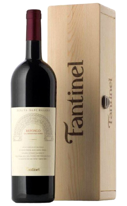 Вино Fantinel Vigneti Sant'Helena Refosco dal Peduncolo Rosso 2013 wooden box