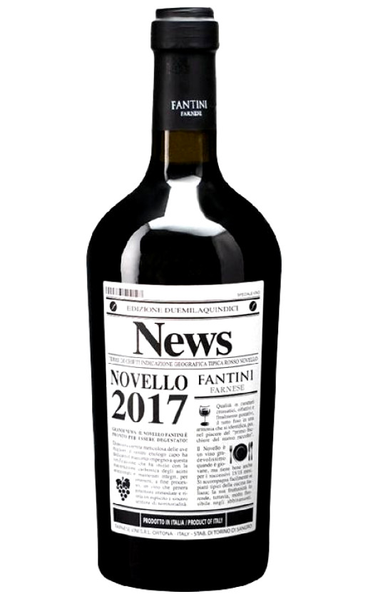 Wine Farnese Fantini Novello Terre Di Chieti 2017