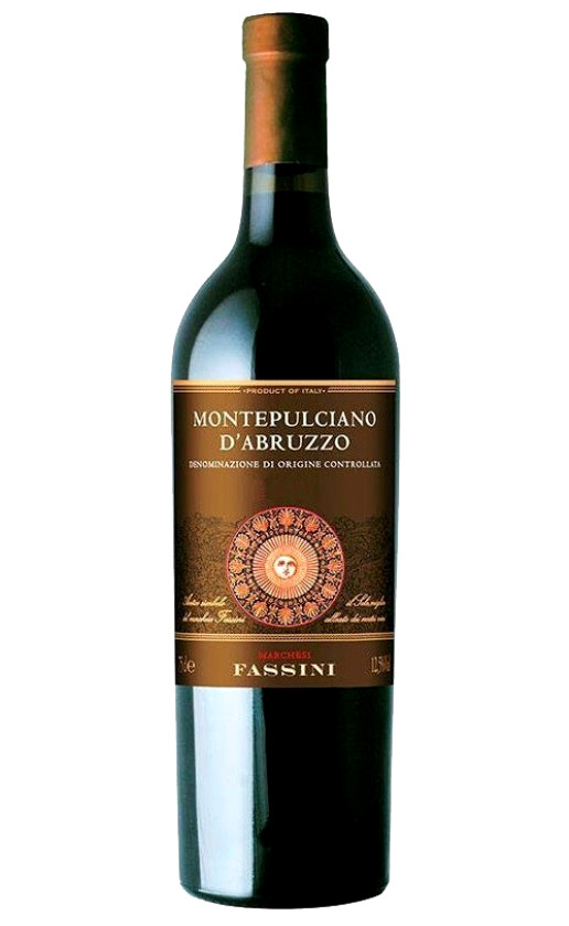 Wine Fassini Montepulciano Dabruzzo