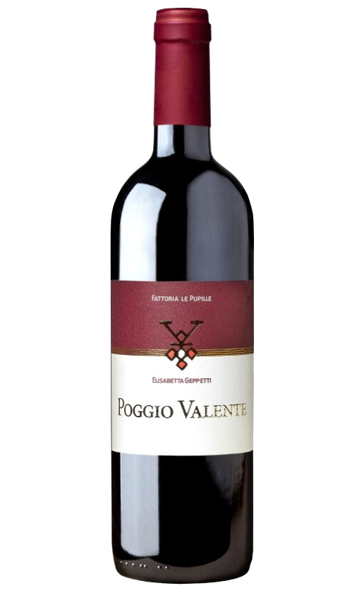 Вино Fattoria Le Pupille Poggio Valente Rosso Toscana 2017