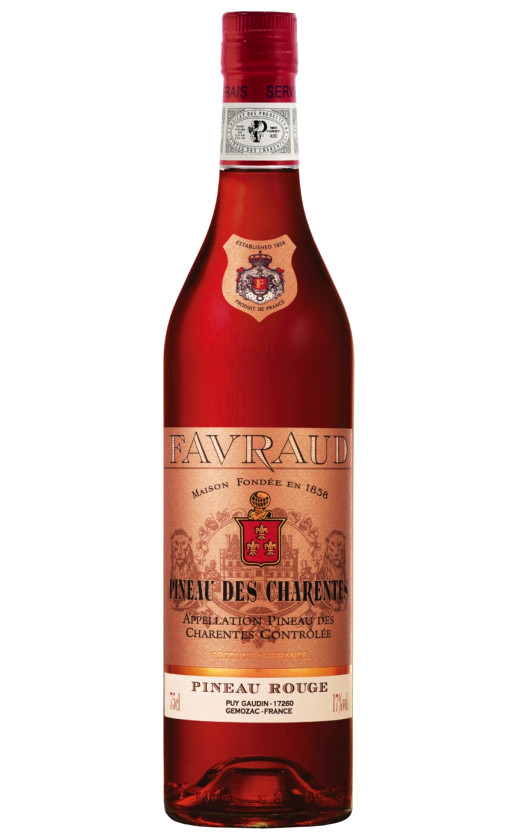 Wine Favraud Pineau Des Charentes Rouge