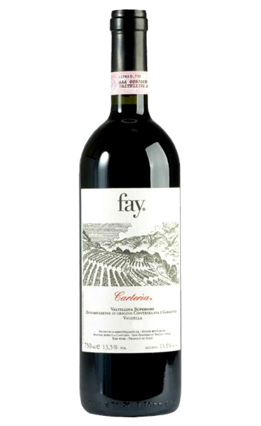 Wine Fay Carteria Valtellina Superiore Valgella 2011