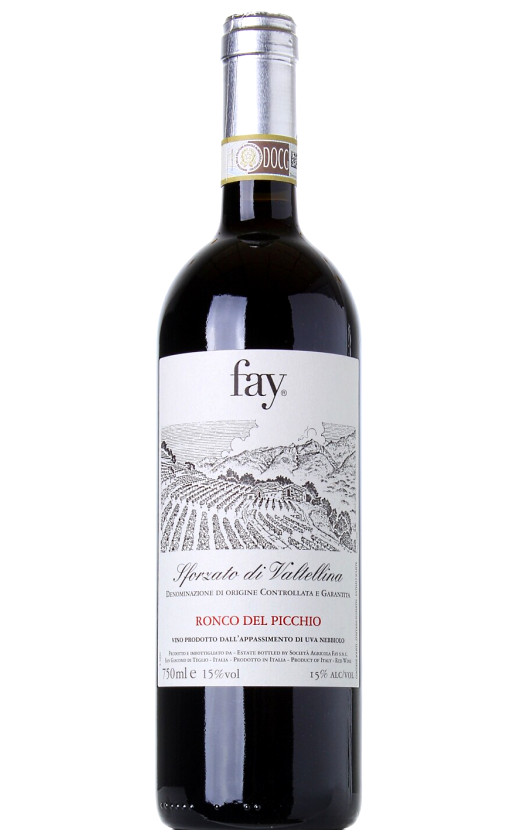 Wine Fay Ronco Del Picchio Sforzato Di Valtellina 2010