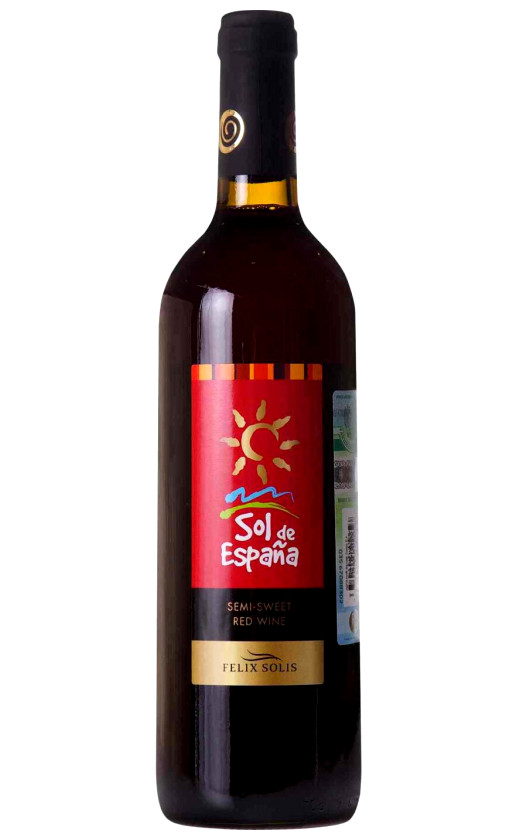 Wine Felix Solis Sol De Espana Tinto Semi Sweet