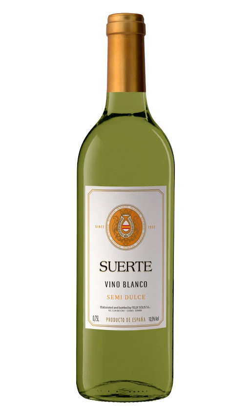 Wine Felix Solis Suerte Blanco Semi Dulce