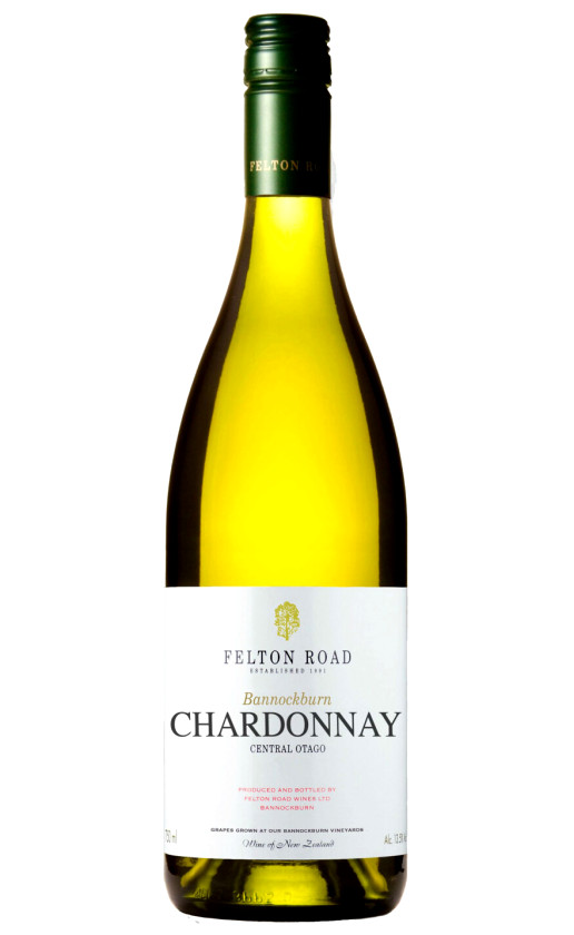 Wine Felton Road Chardonnay Bannockburn Central Otago 2019