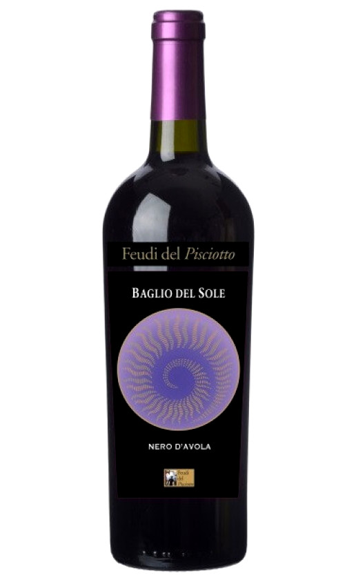 Wine Feudi Del Pisciotto Baglio Del Sole Nero Davola Sicilia 2017