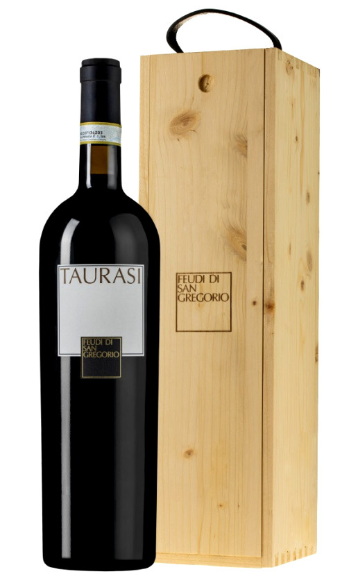 Вино Feudi di San Gregorio Taurasi 2015 wooden box