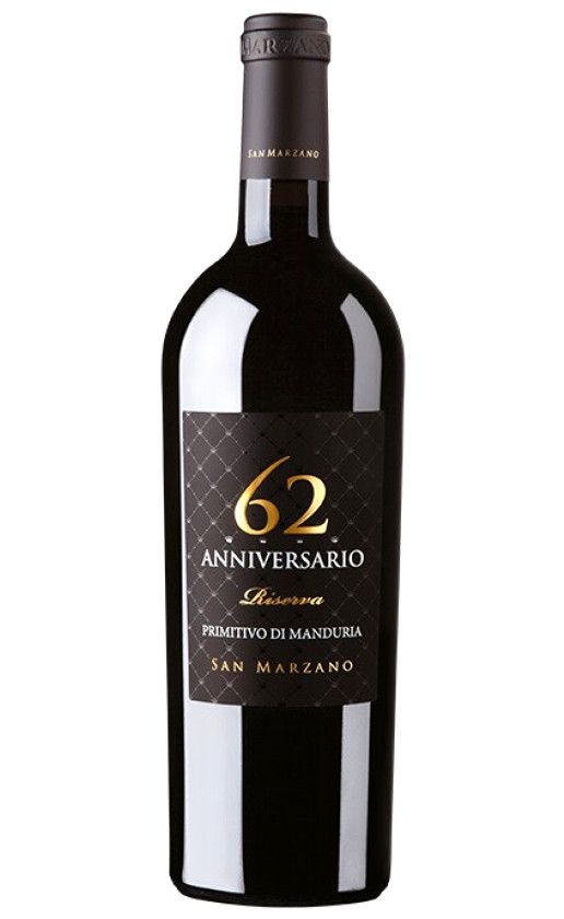 Вино Feudi di San Marzano Anniversario 62 Riserva Primitivo di Manduria 2017