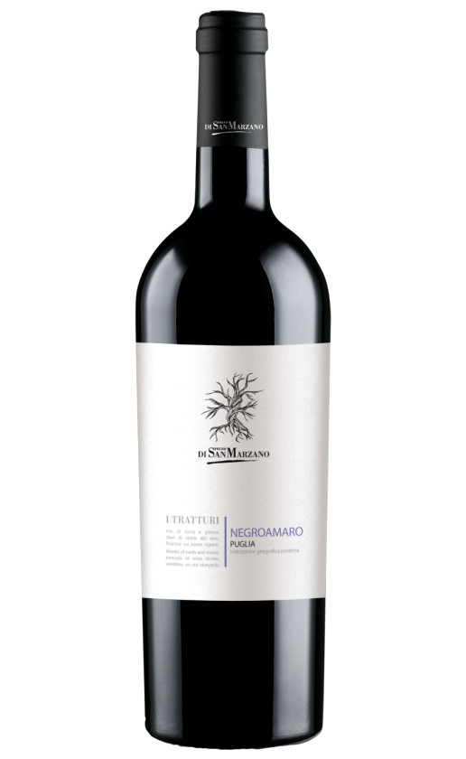 Wine Feudi Di San Marzano I Tratturi Negroamaro Puglia 2013