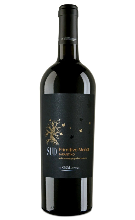 Wine Feudi Di San Marzano Sud Primitivo Merlot Tarantino 2014