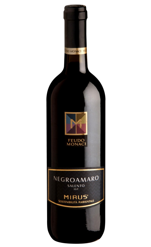 Wine Feudo Monaci Mirus Negroamaro Salento 2016