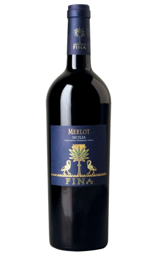 Вино Fina Merlot Sicilia 2008