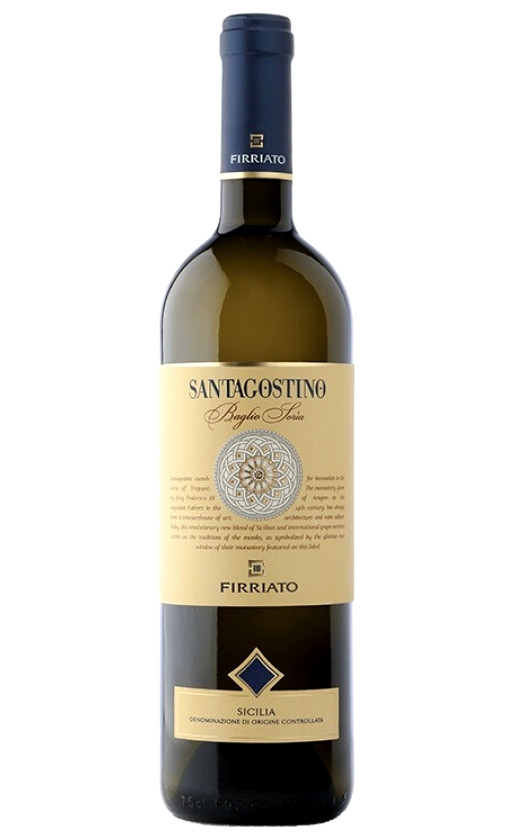 Wine Firriato Santagostino Baglio Soria Bianco Sicilia 2018