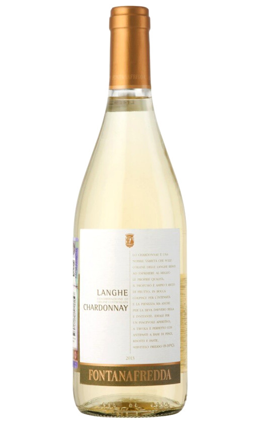 Вино Fontanafredda Chardonnay Langhe 2013
