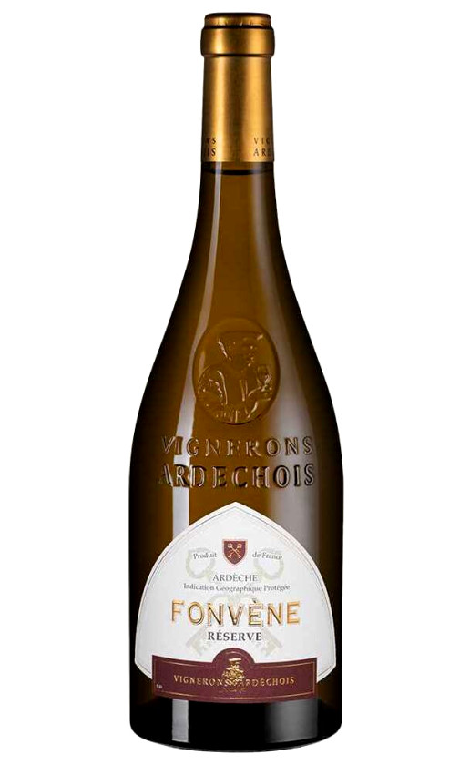 Wine Fonvene Reserve Blanc Ardeche