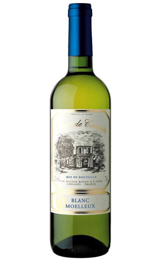 Wine Foret De Compte Blanc Moelleux