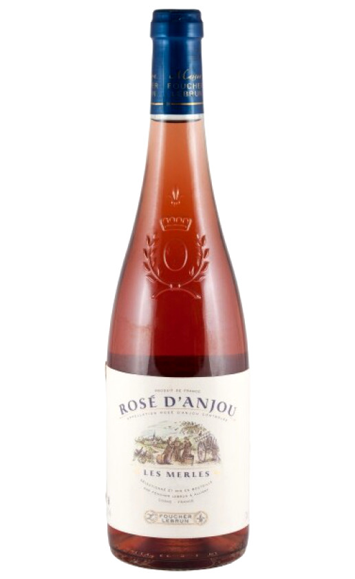 Wine Foucher Lebrun Rose Danjou Les Merles 2009