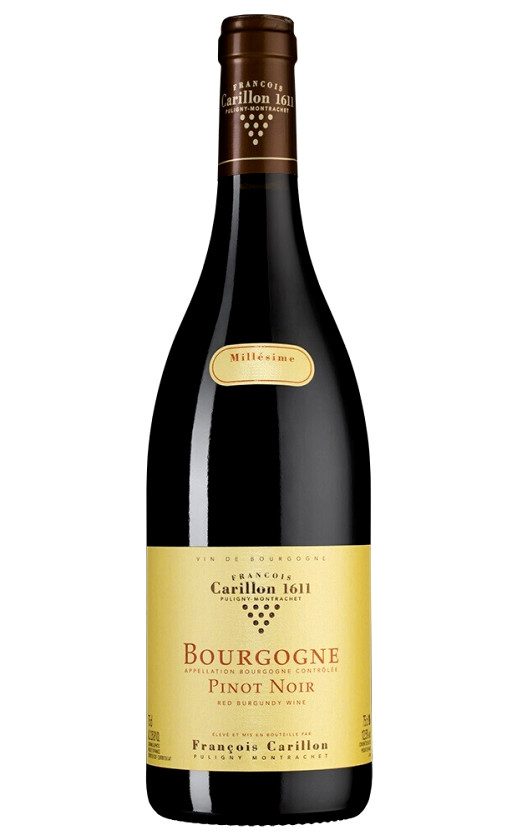 Wine Francois Carillon Bourgogne Pinot Noir 2019