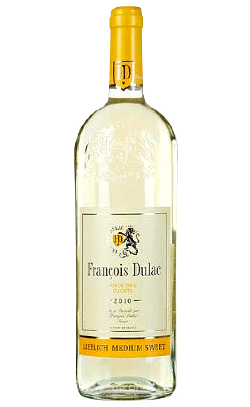Wine Francois Dulac Vin De Pays Du Gers Blanc 2010