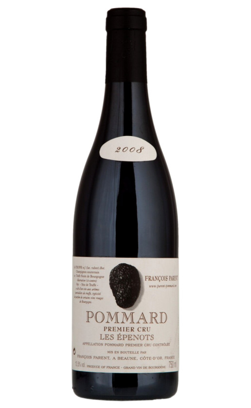 Wine Francois Parent Pommard 1 Er Cru Les Epenots 2008