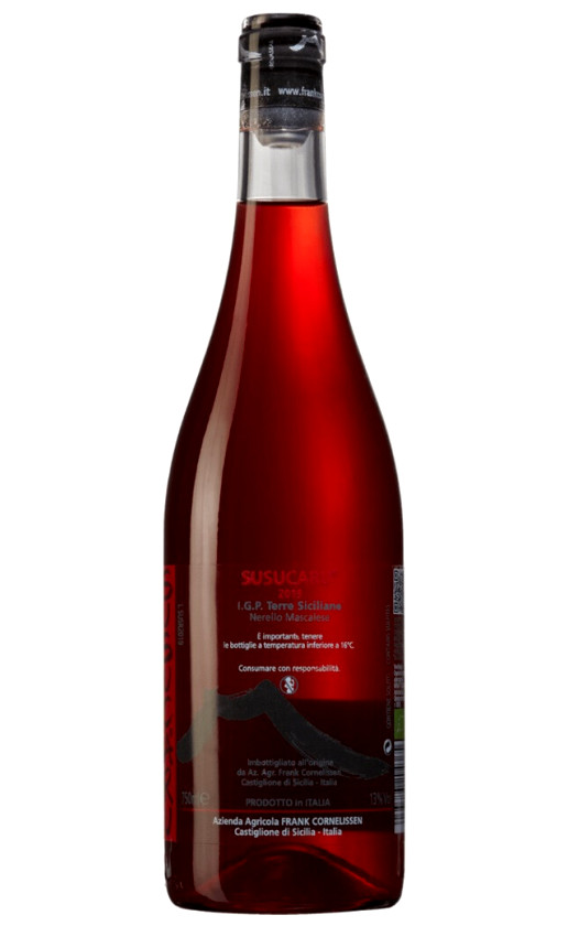 Wine Frank Cornelissen Susucaru Rosso Terre Siciliane 2019