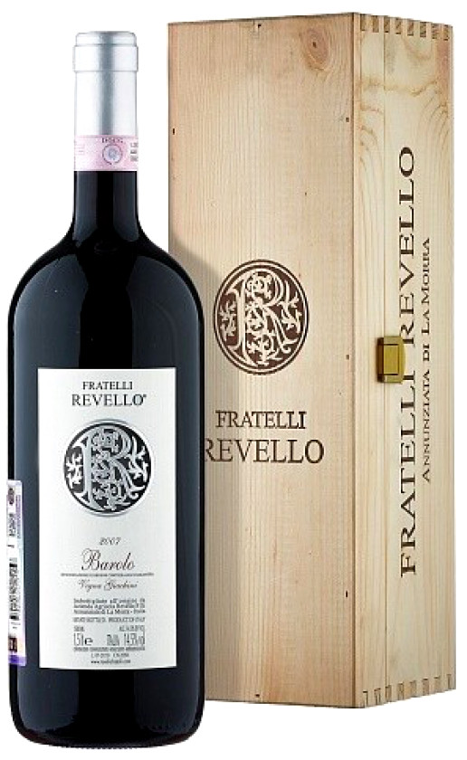 Wine Fratelli Revello Vigna Giachini Barolo 2007 Wooden Box