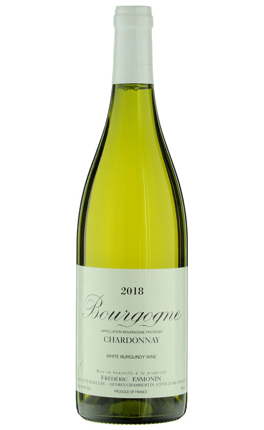 Wine Frederic Esmonin Bourgogne Chardonnay 2018