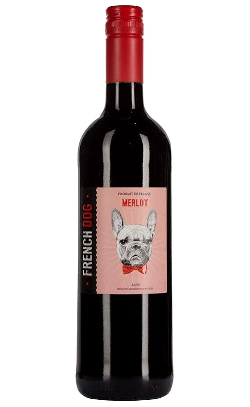 Wine French Dog Merlot Aude