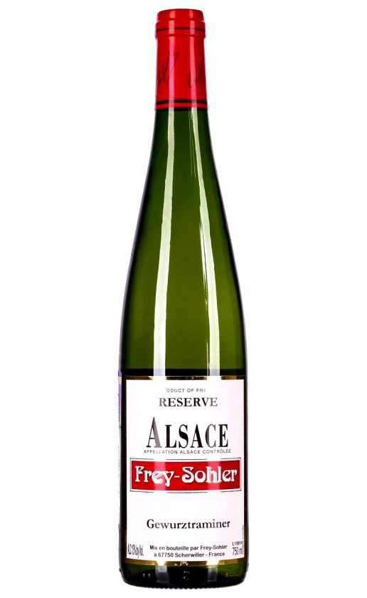 Wine Frey Sohler Gewurztraminer Reserve Alsace 2018