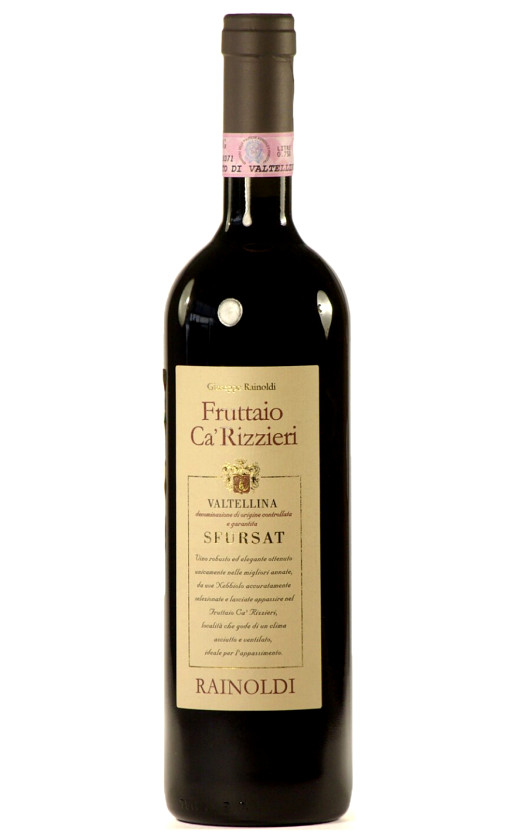 Wine Fruttaio Ca Rizzieri Sfursat Di Valtellina 2002