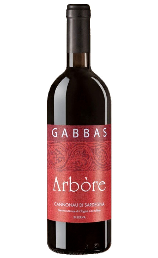 Wine Gabbas Arbore Riserva Cannonau Di Sardegna 2012