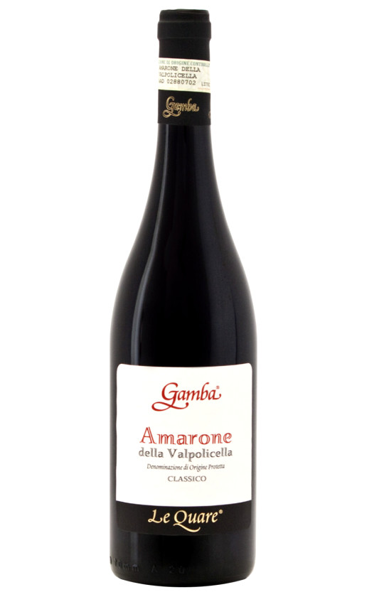 Wine Gamba Le Quare Amarone Della Valpolicella Classico 2013