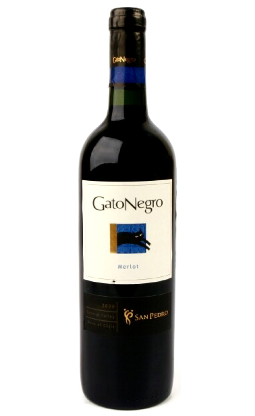 Вино Gato Negro Merlot 2010