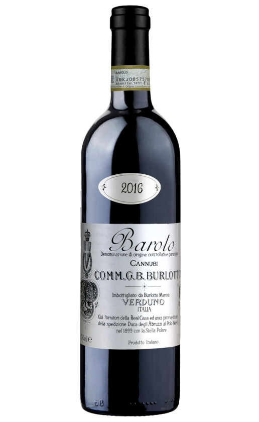 Wine Gb Burlotto Cannubi Barolo 2016