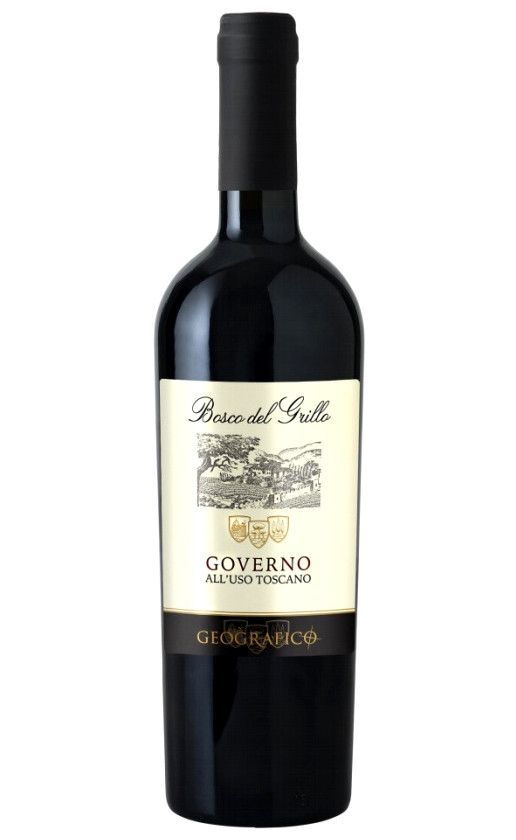Wine Geografico Bosco Del Grillo Governo Alluso Toscano 2018