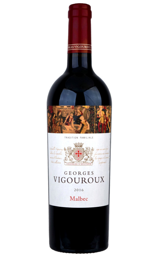 Вино Georges Vigouroux Tradition Familiale Malbec Comte Tolosan 2016