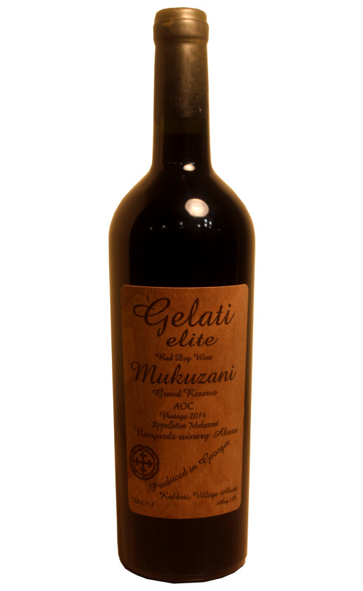 Wine Georgian Alco Group Gelati Elite Mukuzani Grand Reserve 2014