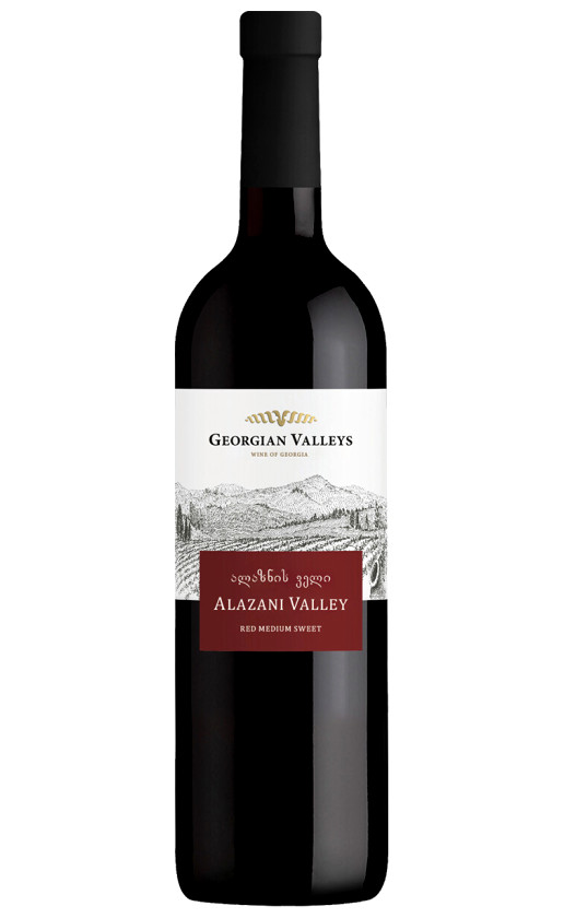 Вино Georgian Valleys Alazani Valley Red