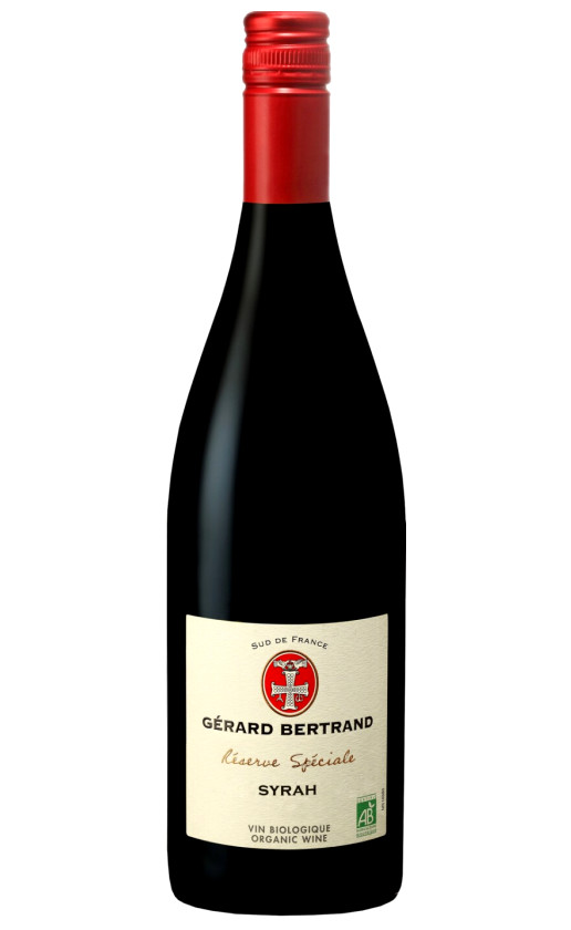 Wine Gerard Bertrand Reserve Speciale Syrah Pays Doc 2016