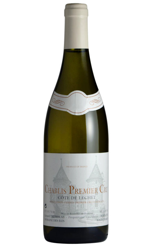 Wine Gerard Tremblay Chablis Premier Cru Cote De Lechet 2015