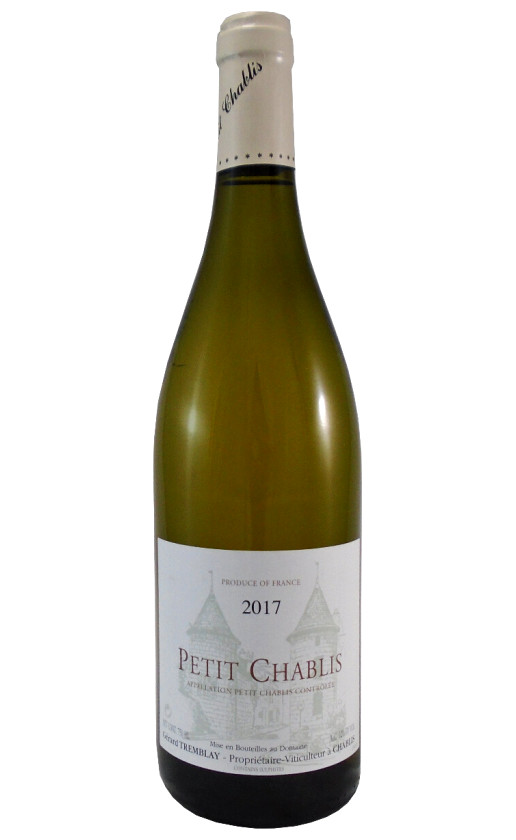 Вино Gerard Tremblay Petit Chablis 2017