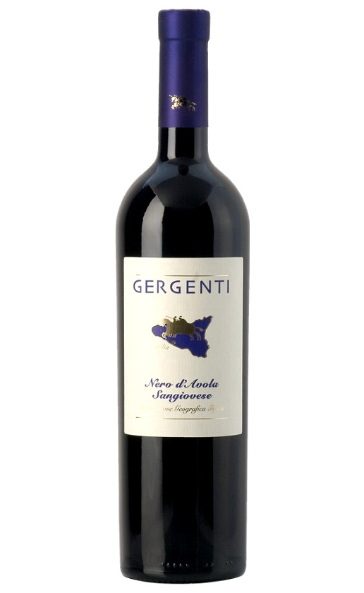 Wine Gergenti Nero Davola Sangiovese Sicilia 2013