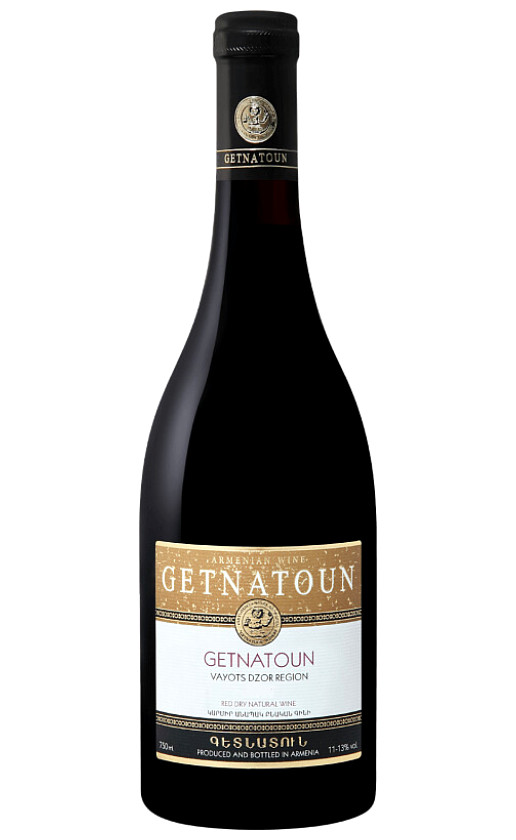 Wine Getnatoun Getnatoun Red Dry Vayots Dzor