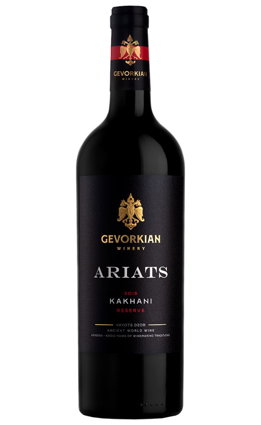 Wine Gevorkian Winery Ariats Kakhani Reserve 2015